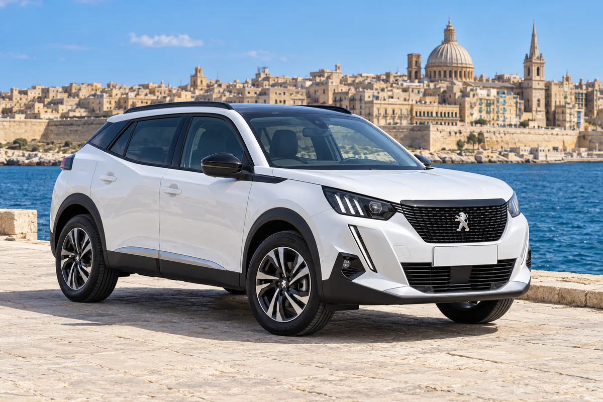 Peugeot 2008 on the Malta waterfront